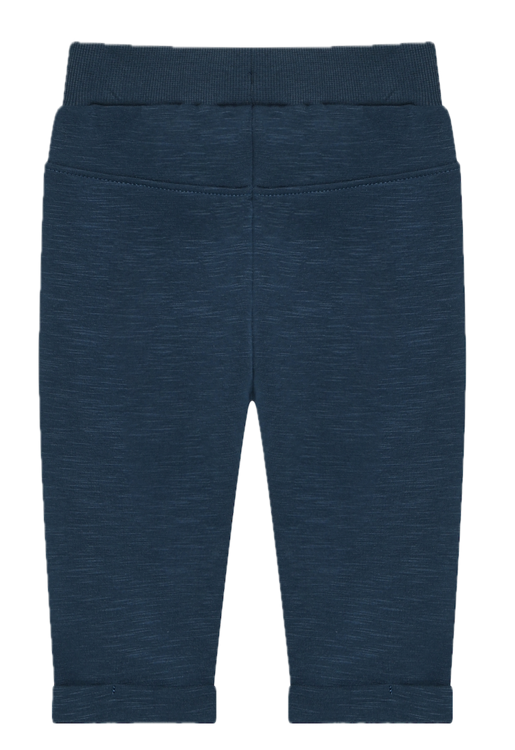 Minymo Baby Sweathose Sweatpant in Midnight Navy Blau mit Knöpfe