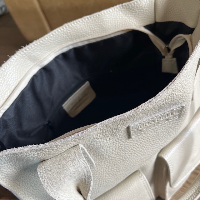 VERAPELLE Leder Shopper Tasche - Creme - SALE VERAPELLE Leder Shopper Tasche - Creme - SALE