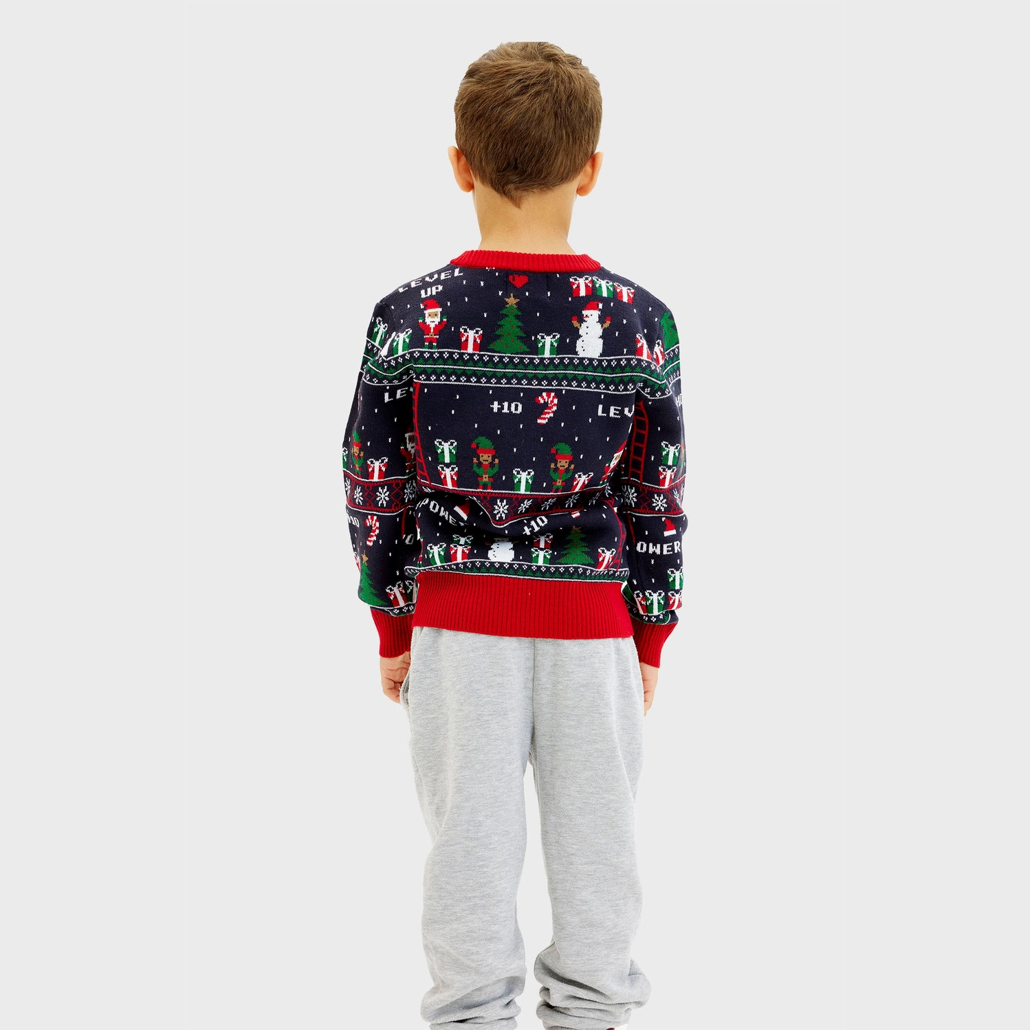 Christmas Sweater Unisex Weihnachtspullover - Vintage Gamer in Navy Christmas Sweater Unisex Weihnachtspullover - Vintage Gamer in Navy