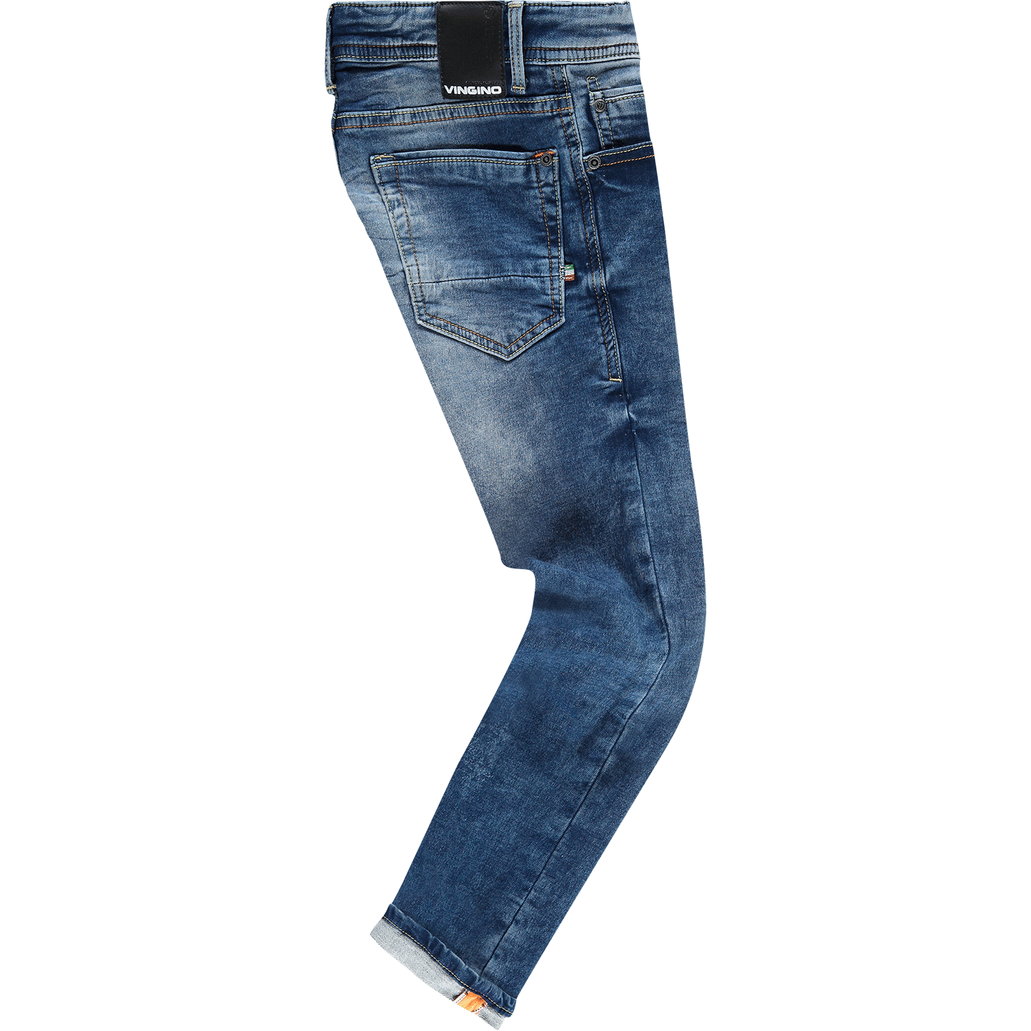 SS20KBD42110_Atiano_Mid-Blue-Wash_DETAIL1 Vingino Jeans - Atiano in Medium Blue Wash - Skinny Fit - SALE