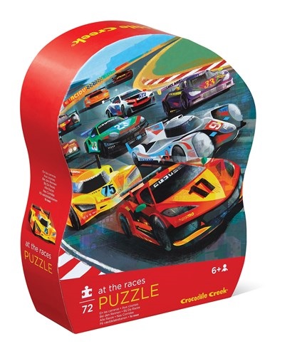 Crocodile Creek Puzzle - At the Races - Rennwagen - 36 Teile