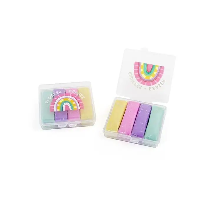 Trendhaus Good Feelings - Knetradierer Set Regenbogen