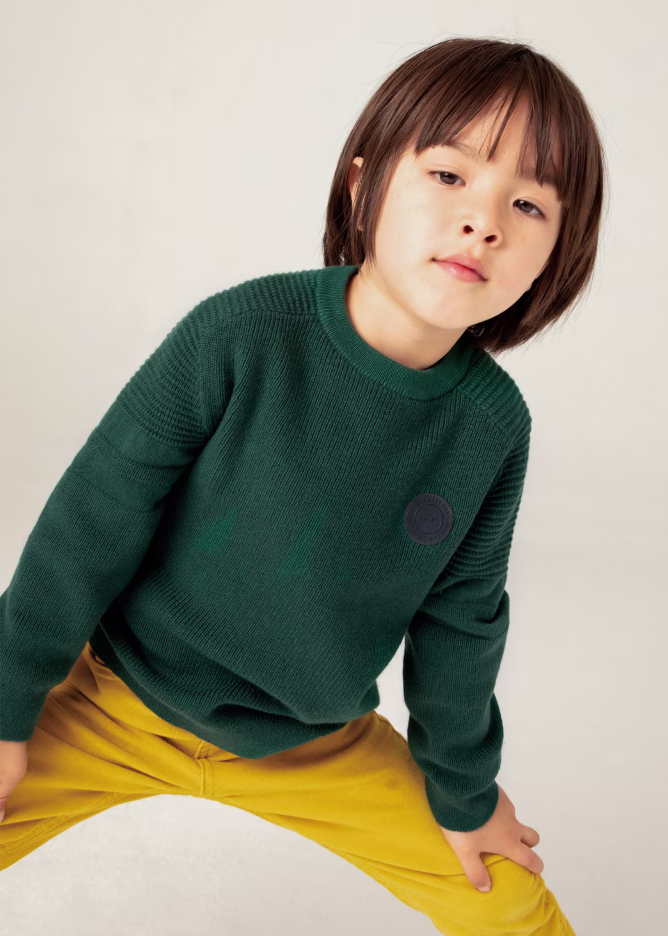 Mayoral Boys Strickpullover in Alpino Grün