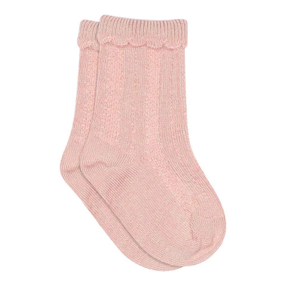 MP Denmark Sif in Bambus Socken in Silver Pink Rosa
