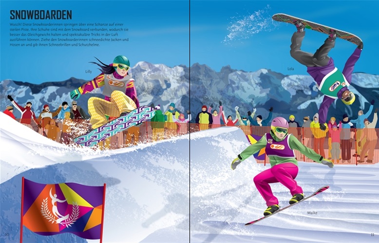 Usborne Mein Anzieh Stickerbuch - Wintersport