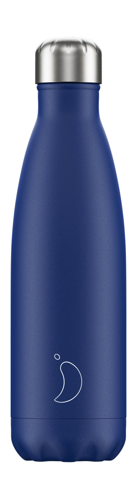 V2-Matte-Blue-500ml Chilly's Flasche matte blau - 500 ml