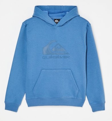 Quiksilver Comp Logo Hoodie Sweatshirt für Jungs in Quiet Harbor Blau 