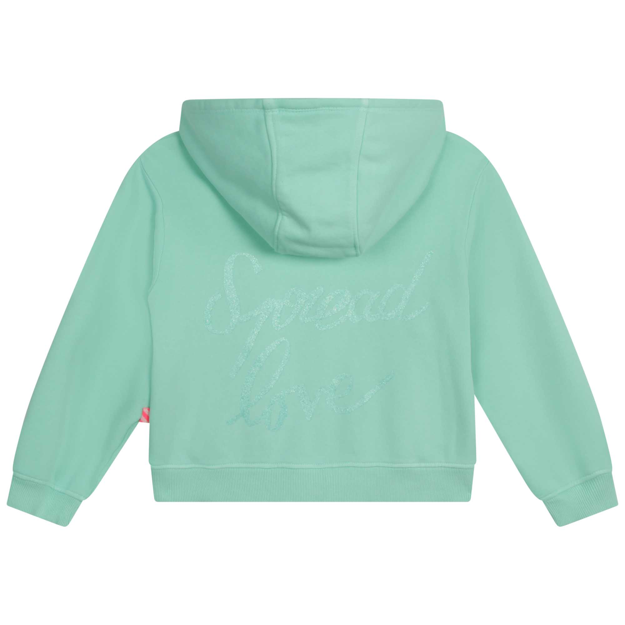 U15A93_706_002 Billieblush Kapuzen Sweatshirt Jacke in Mint Grün