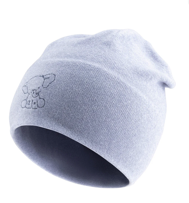 Sterntaler Weichen Flauschigen Beanie Mütze in Blau - Elefant