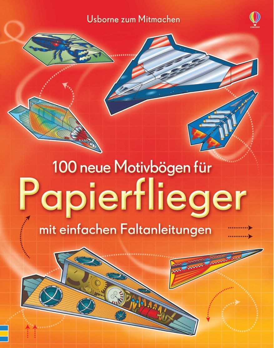 Usborne 100 neue Motivbögen für Papierflieger
