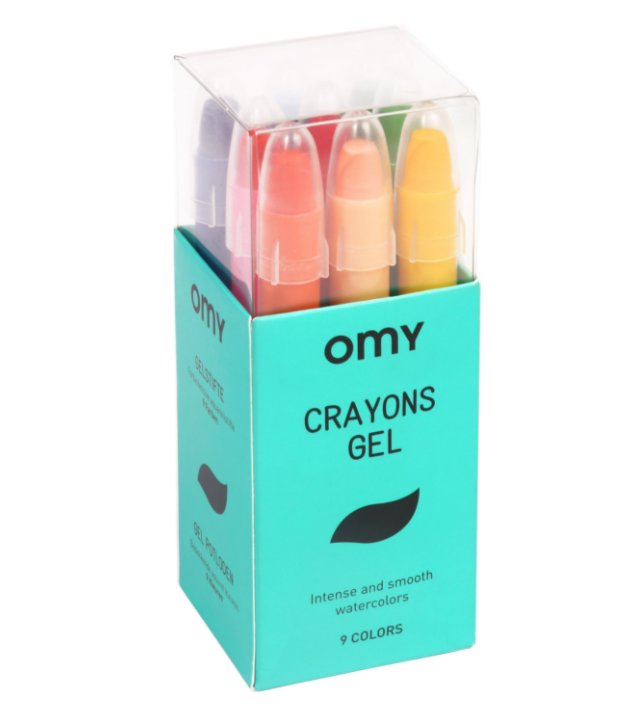 OMY Gel Stifte 9er-Set - für Aquarellbilder - Design & Play