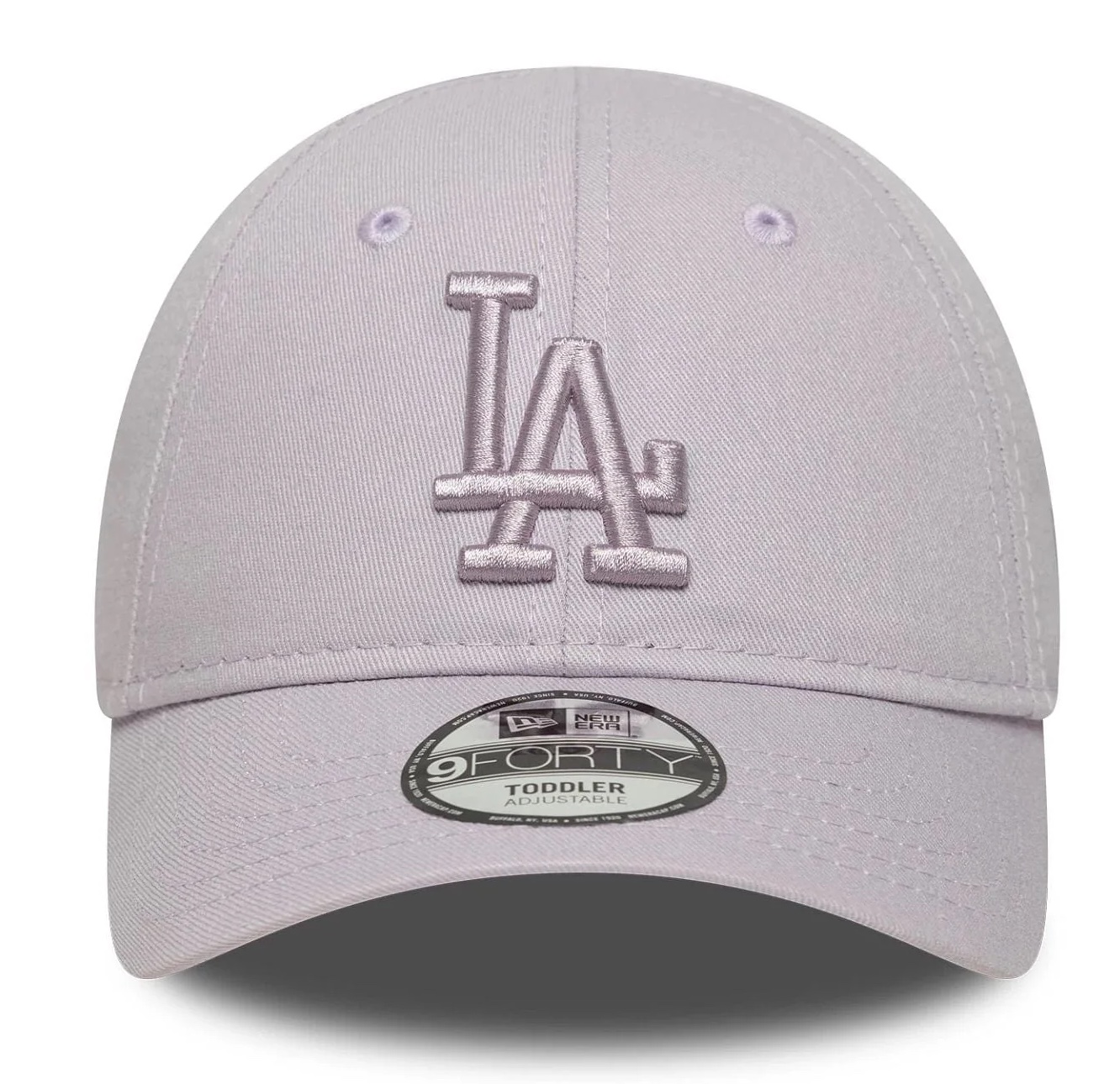 New Era Kids Pastelllila LA Dodgers Kleinkind MLB League Essential 9FORTY Verstellbare Cap