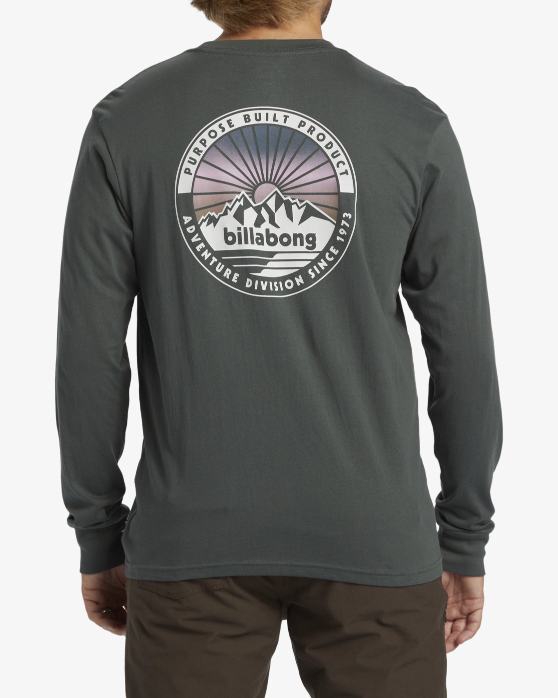 Billabong Rockies Langarmshirt für Männer - Slate Green/Grün