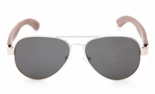 13004-1659-6396-2_large C3 Sonnenbrille Polarized - Rio in Silver Rahmen / Graues Glas
