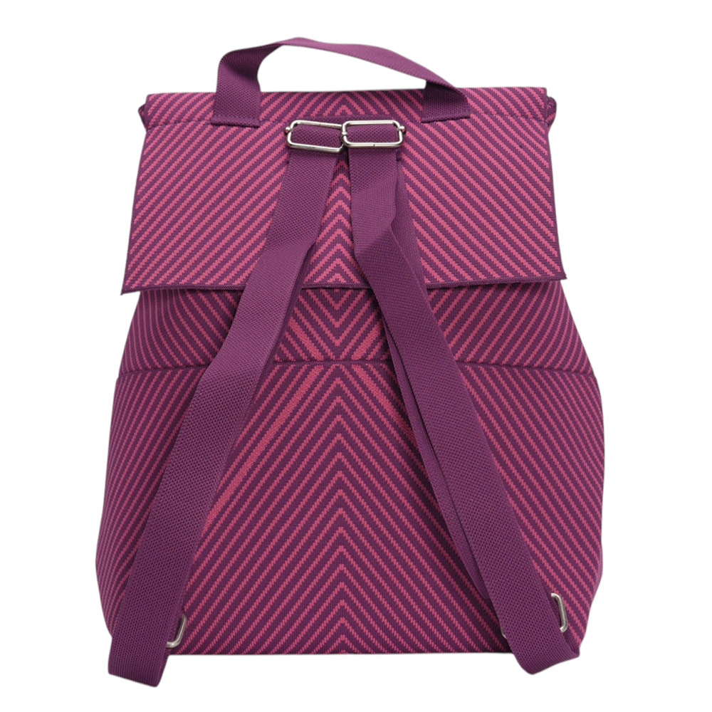 LOT83 Rucksack Romy Aubergine Lila & Pink Zick Zack 
