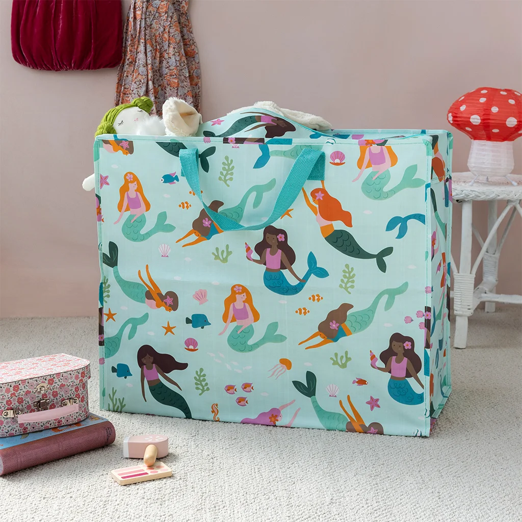 Rex London XL Tasche Save the Planet - Mermaids - Meerjungfrauen