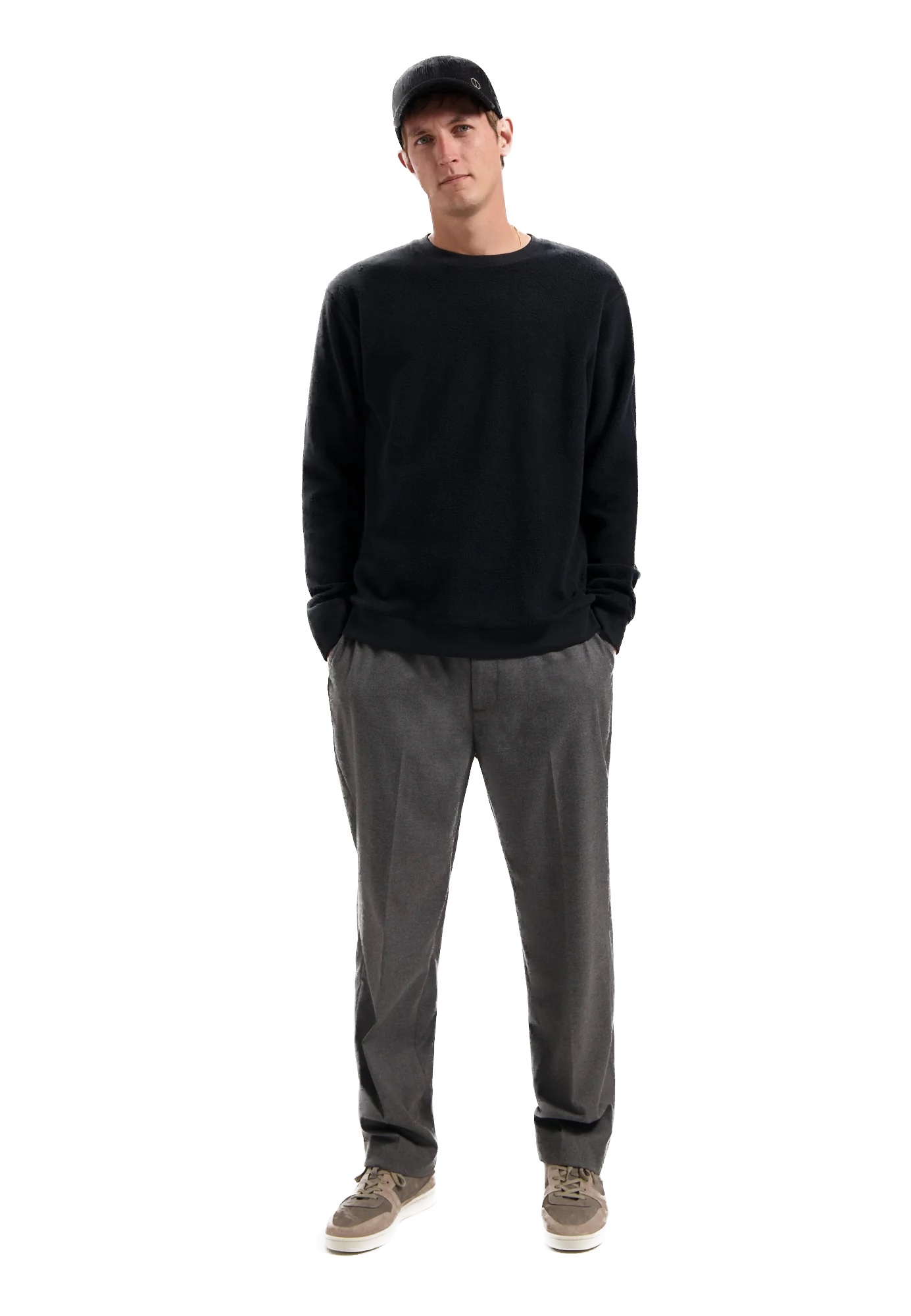 DSTREZZED Fleece Pullover Landon - Dunkelblau - SALE
