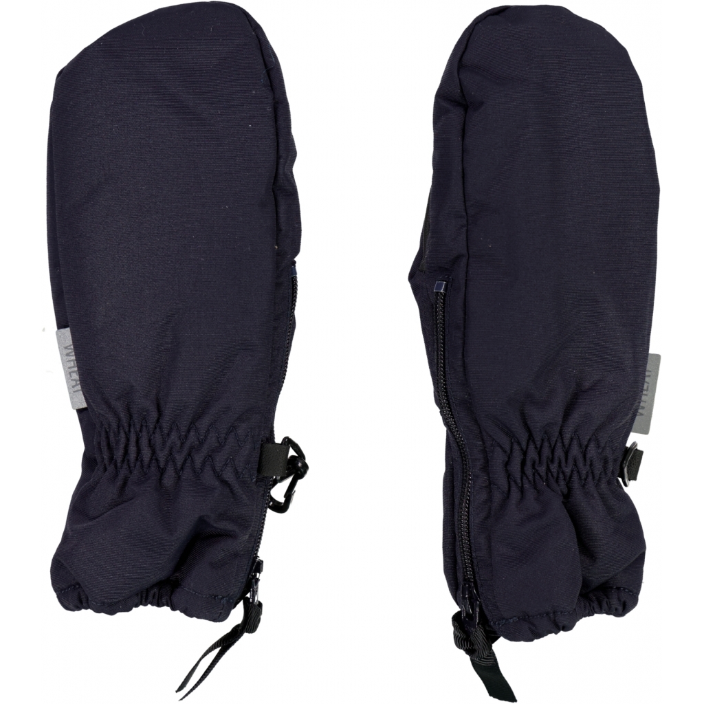Wheat Zipper Tech Fäustlinge mit Reißverschluss - Wasserdicht & Atmungsaktiv in Navy