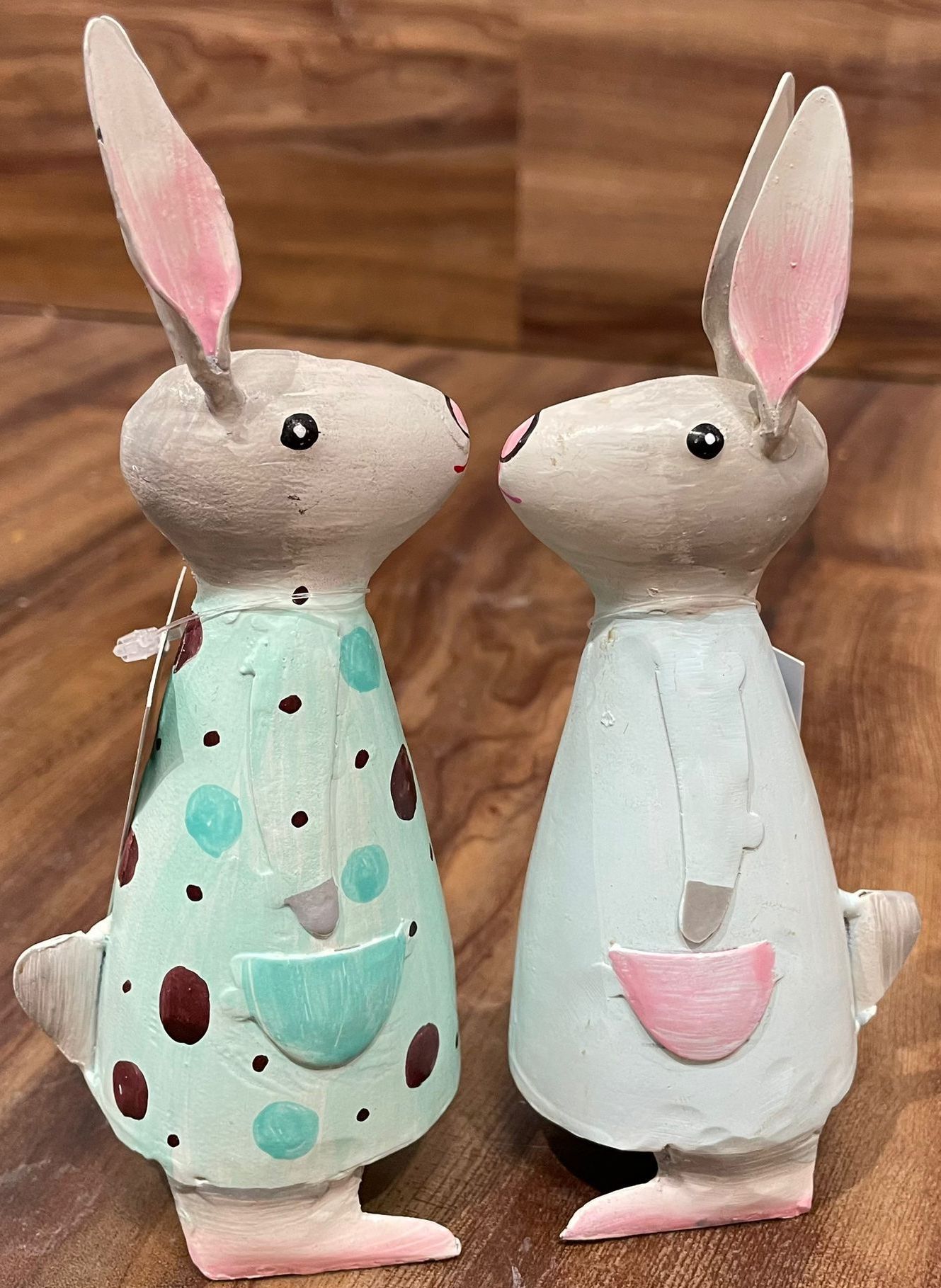 Blau-un-Blau Pape Kunstgewerbe Hase Nancy Small - Unifarben/Punkte