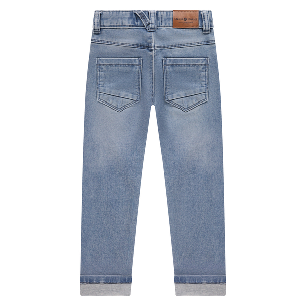 Babyface Stains & Stories Jog Jeans in Hellblaues Denim