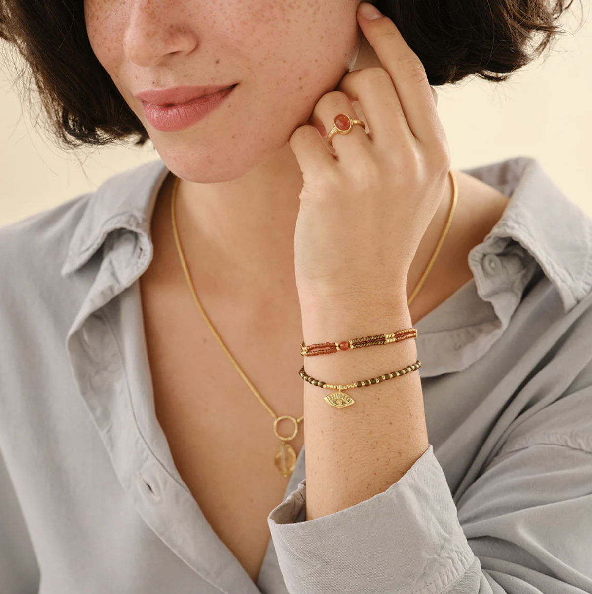 A Beautiful Story Compassionate Karneol Armband