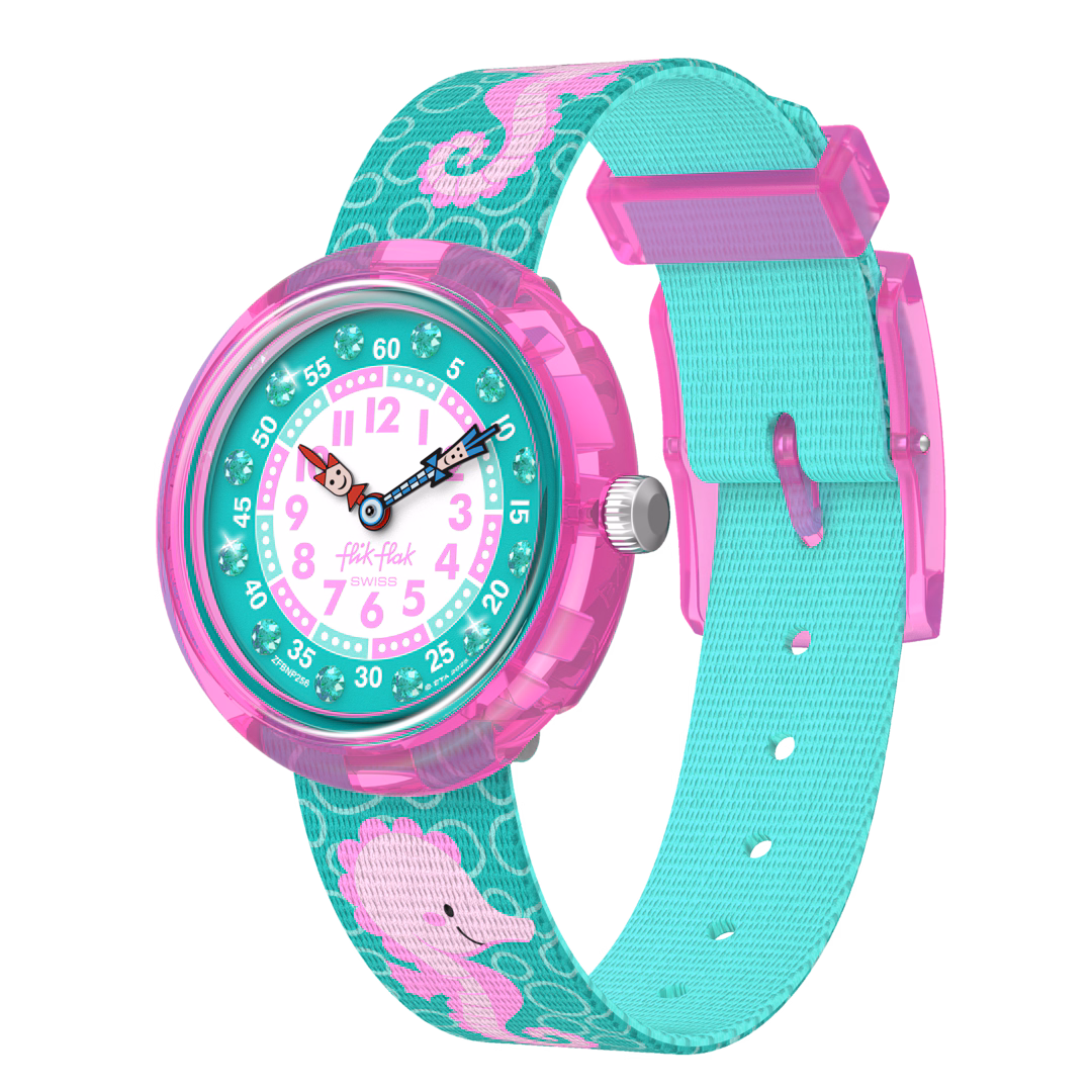 Flik Flak Kinderuhr Seepferd - Bubbly Seahorse