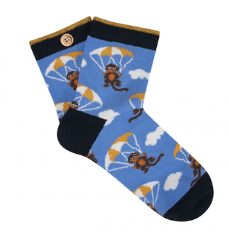 Cabaia Kids Socken Jerome & Lea - Kindersocken Parachute Affe