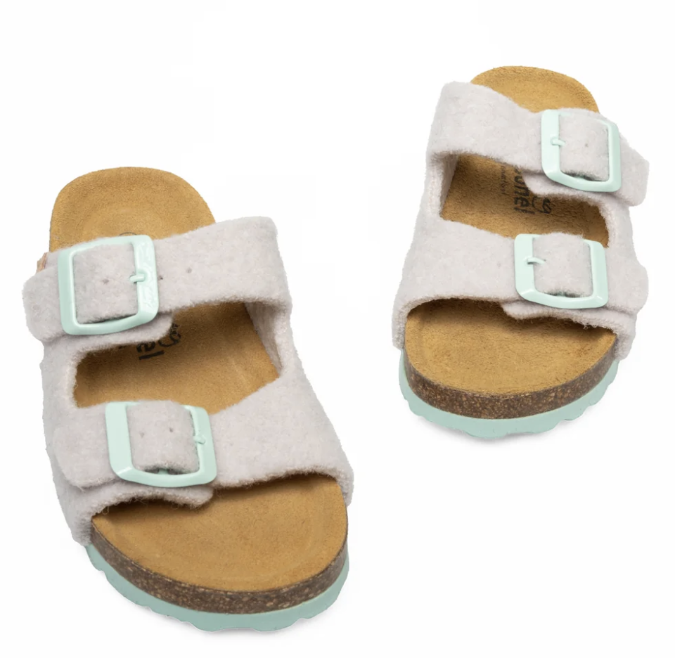 Living Kitzbühel Sandale Wooly Wonder in Grau Living Kitzbühel Sandale Wooly Wonder in Grau