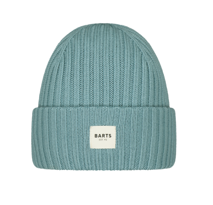 Barts Sileas Unisex Beanie Merinowollmütze mit Umschlag - Cedar/Grün