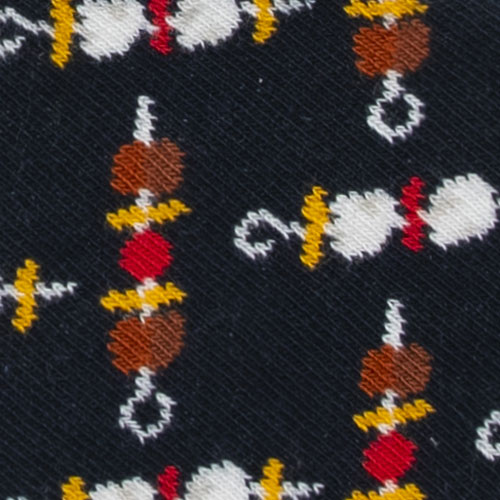 GAC-CABAIA-CHAUSSETTES-SOCKS-MAN-BENJAMIN-ET-JACQUES-BLACK-SS22-2-RGB-BD Cabaia Herren Socken - BENJAMIN & JACQUE - Fleischspieße