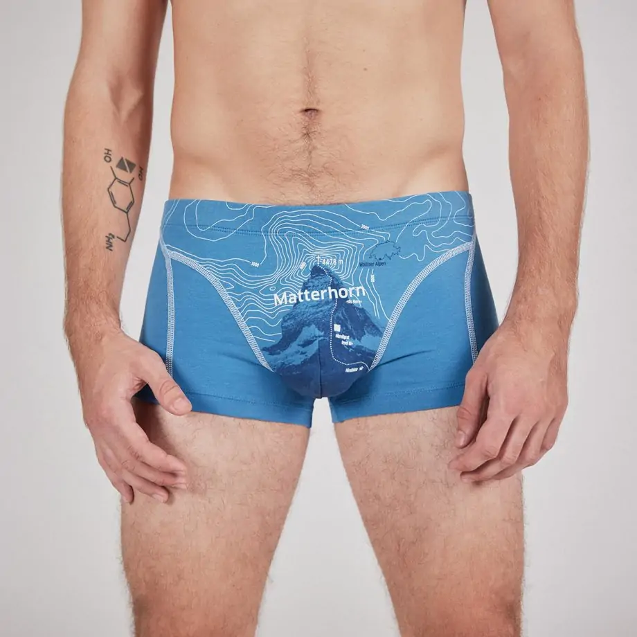 boxer-matterhorn-himmelblau-3-920x920 ESFE Alpine Bio-Wäsche Herren Boxer - Matterhorn