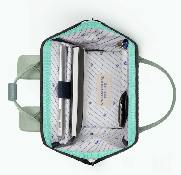 Cabaia Rucksack SEVILLE Medium mit Laptop-Fach - Green Cabaia Rucksack SEVILLE Medium mit Laptop-Fach - Green