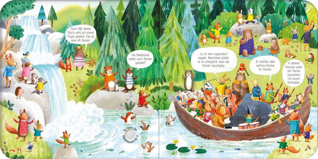 Usborne Mein Klassik-Klangbuch - Das Tier Orchester spielt Beethoven