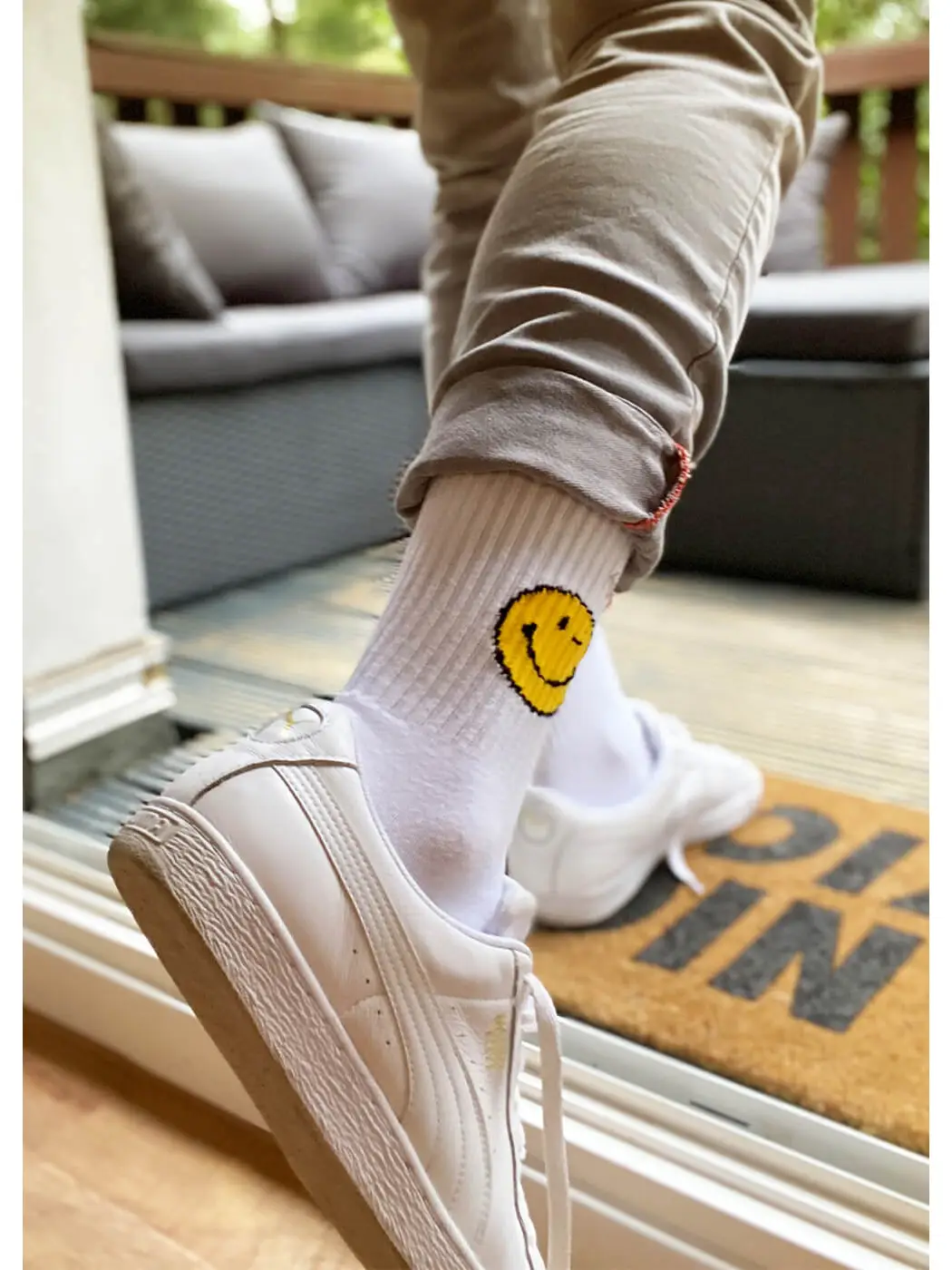 J Clay Sport Socken Zwincker-Smiley 
