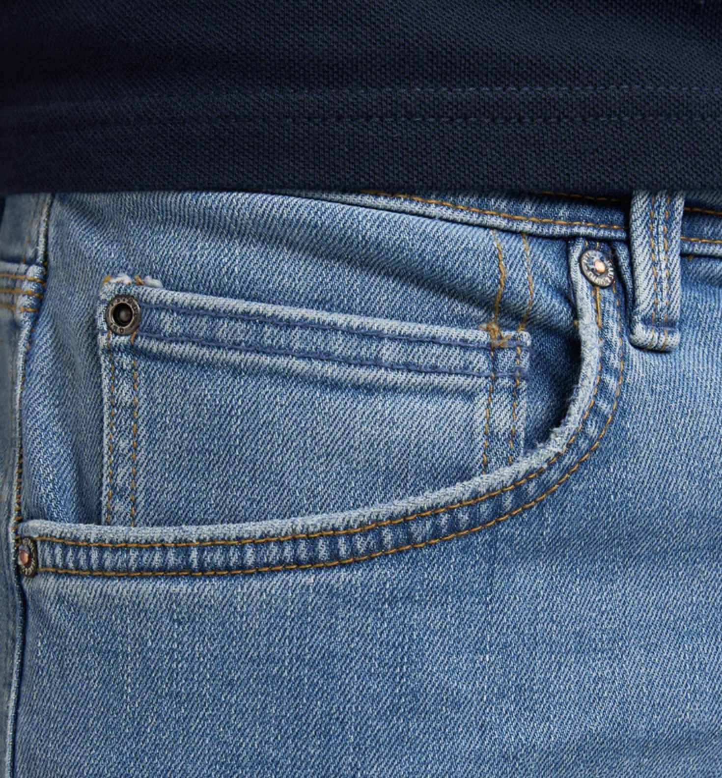 Petrol Industries Jeans STARLING Straight used - Hellblau