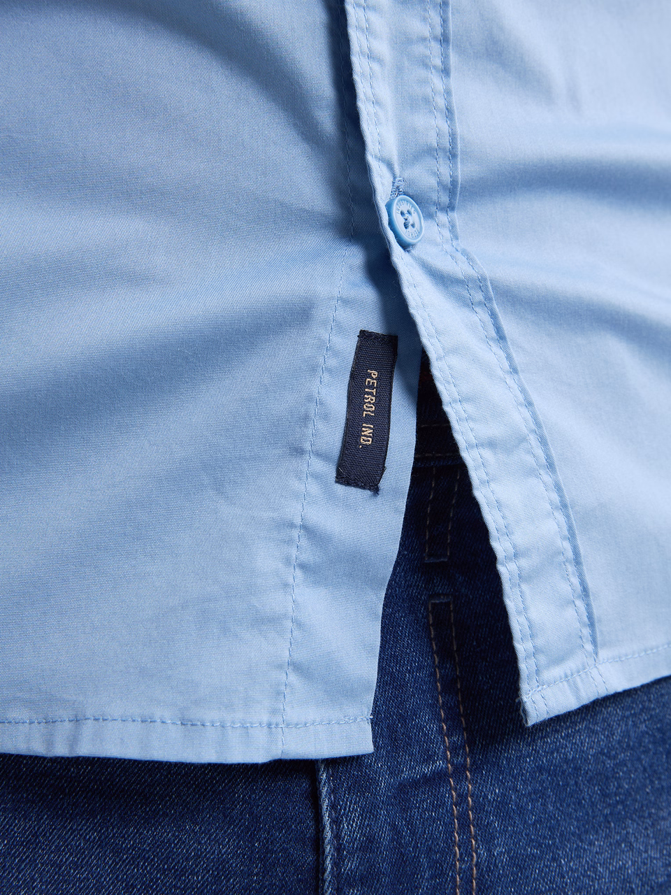 Petrol Industries Hemd in Smokey Hellblau Petrol Industries Hemd in Smokey Hellblau