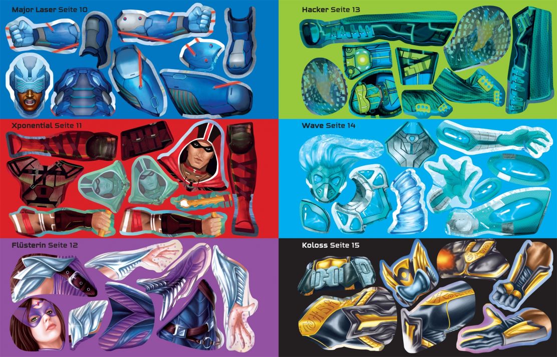 Usborne Der große Stickerspaß - Superhelden