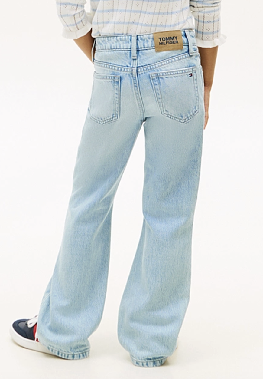 Tommy Hilfiger Mädchen Jeans in Flare Light Blue