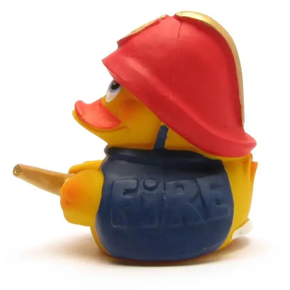 Lanco Duck - Naturkautschuk Badeente Gummiente - Feuerwehrmann Lanco Duck - Naturkautschuk Badeente Gummiente - Feuerwehrmann