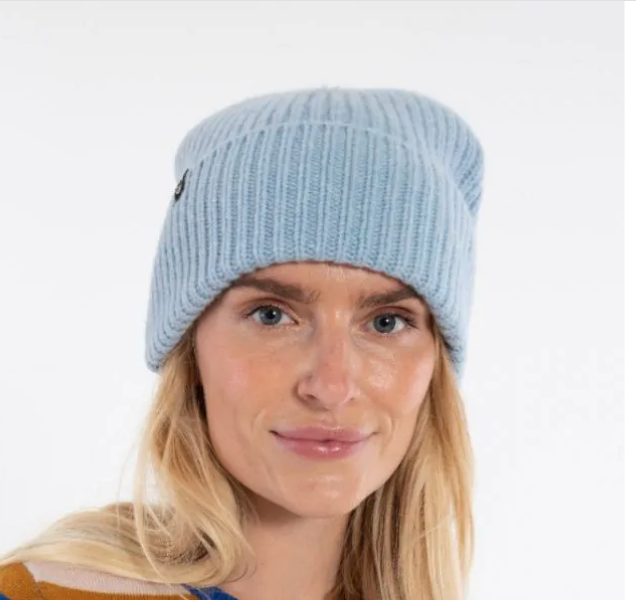 Danefae Merino Beanie in Babyblau - One Size