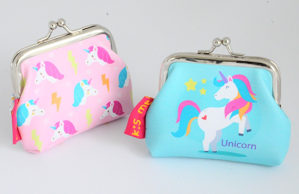KisMe Klappbörse Einhorn - Wähle von 2 Designs