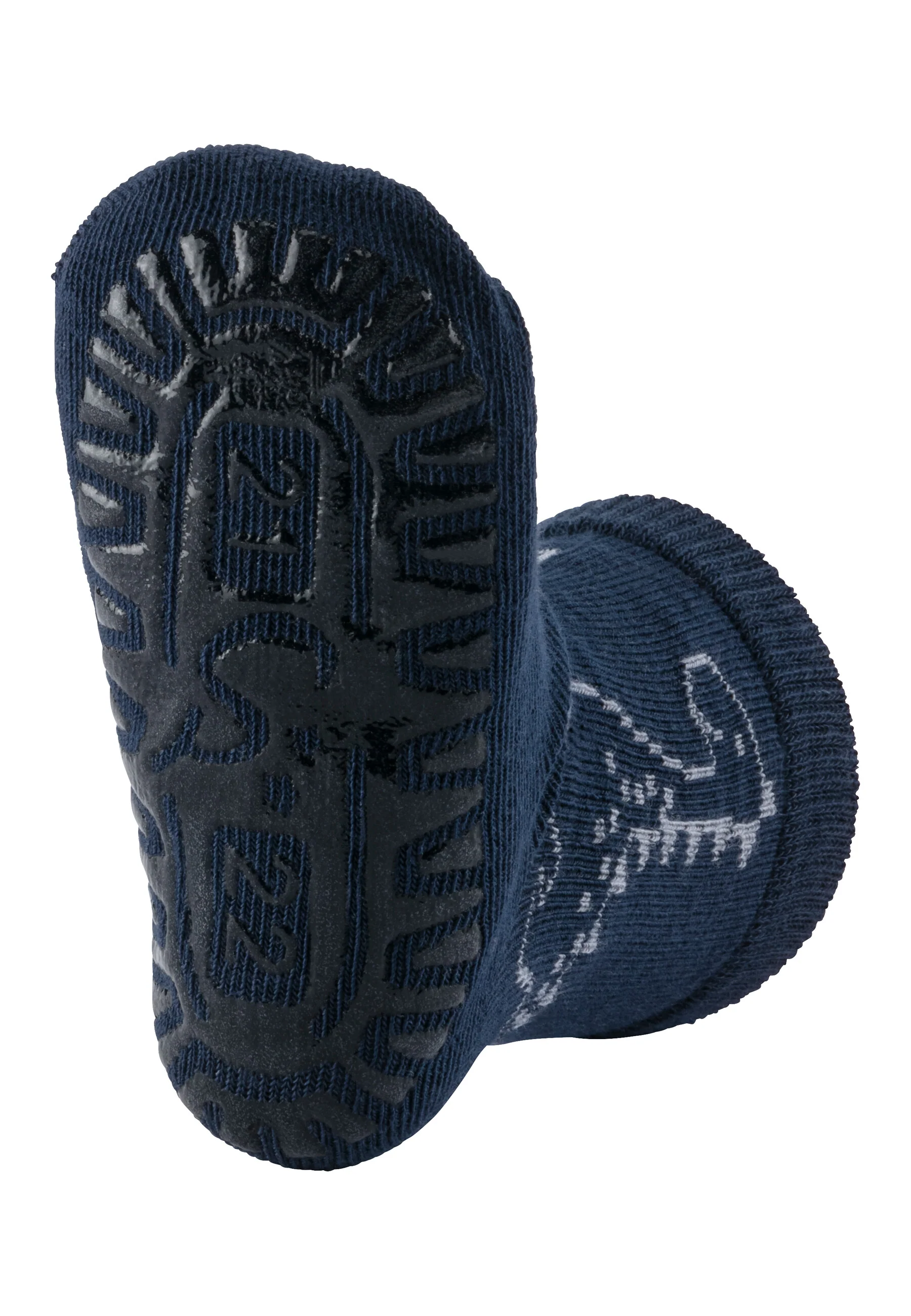 Sterntaler Fliesen Flitzer SUN Stoppersocken in Navy Blau - Dino Sterntaler Fliesen Flitzer SUN Stoppersocken in Navy Blau - Dino