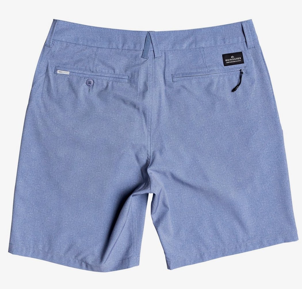eqyws03654_unionheatheramphibian19-f_bkj0_bck1 Quiksilver Amphibien-Boardshorts in Navy - Union Heather 19"