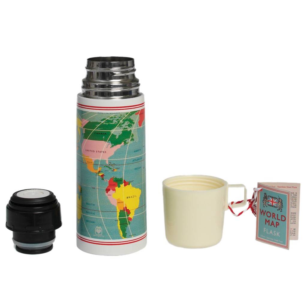 rex-london-thermosfalsche-world-map-3 Rex London Thermosflasche - World Map - Weltkarte