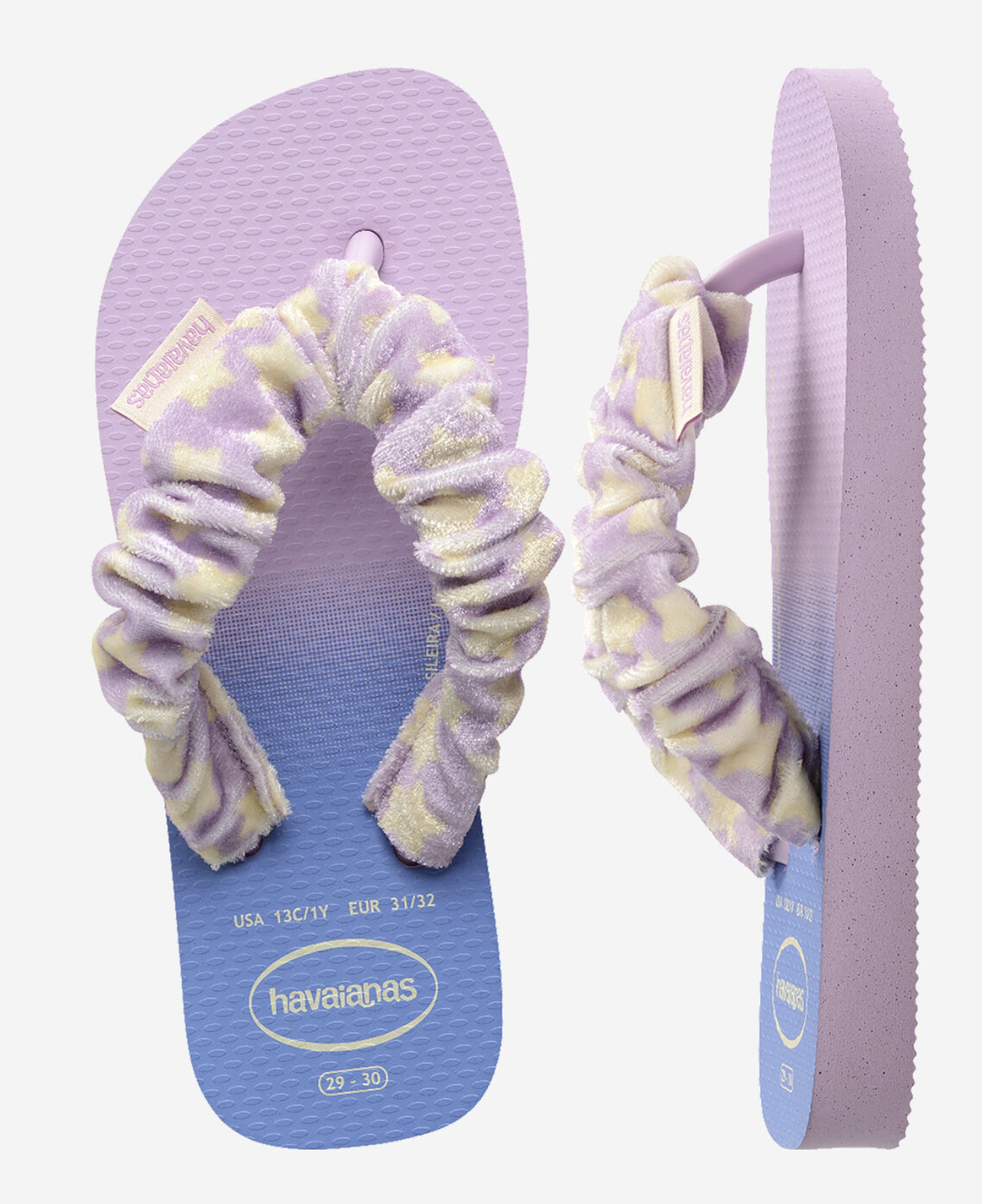 Havaianas Kids Mädchen Flip Flops - Fluffy Farbverlauf Lila/Blau Havaianas Kids Mädchen Flip Flops - Fluffy Farbverlauf Lila/Blau