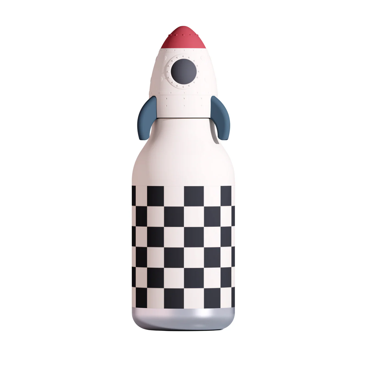 Asobu Bestie Trinkflasche - Schwarz/Weiß Rocketship/Rakete