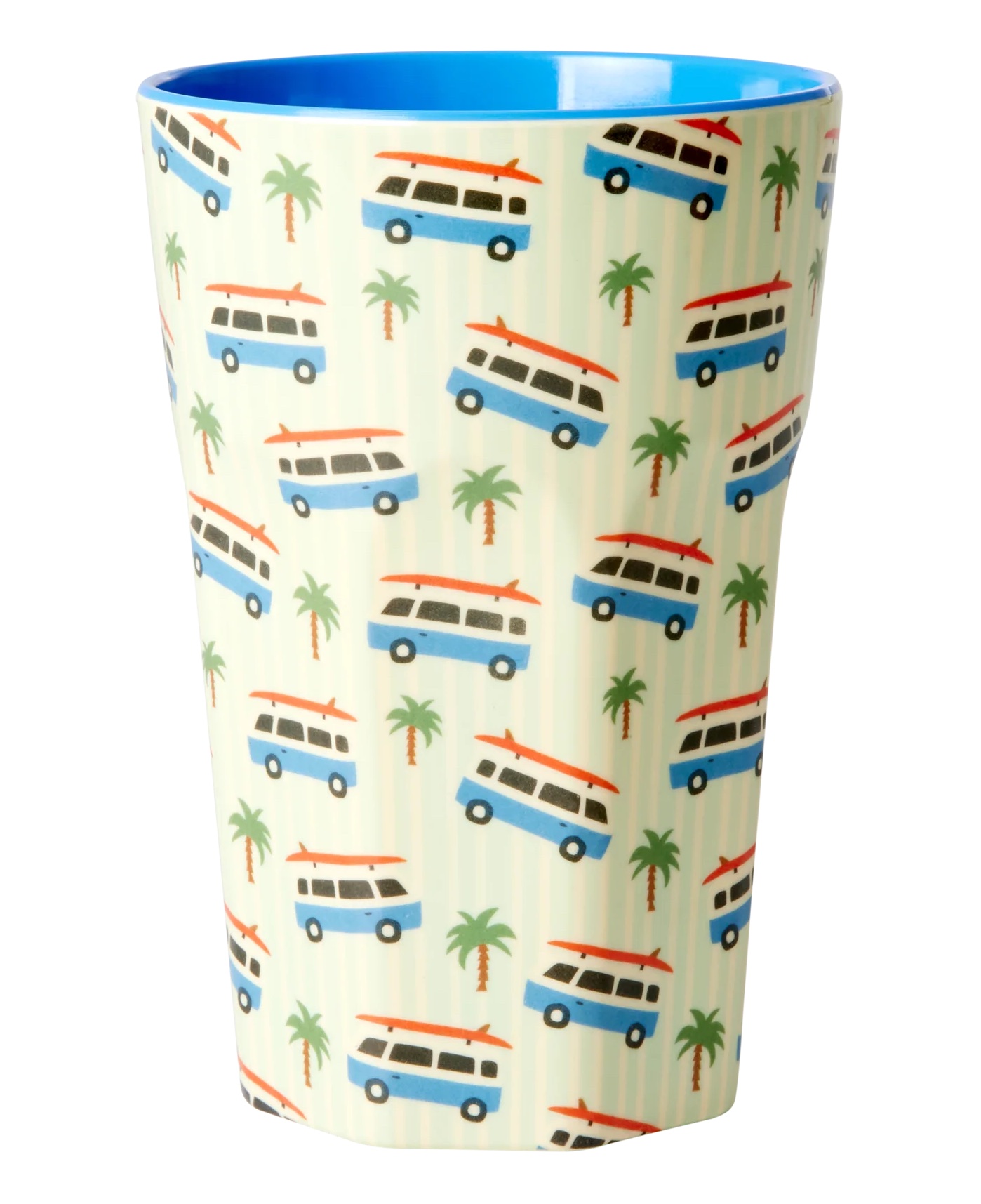 RICE Tall Melamin Becher Latte Becher - Surfer Bus & Palmen