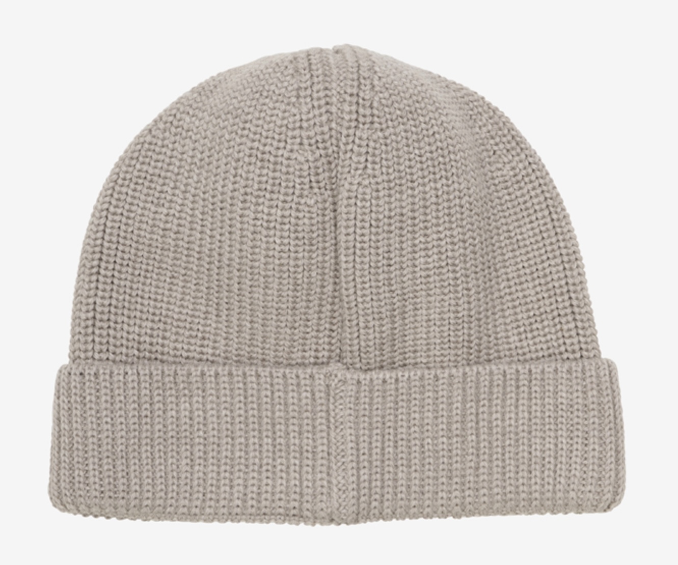 HUTTELiHUT Stylische Strickbeanie aus Merinowolle in Beige Melange