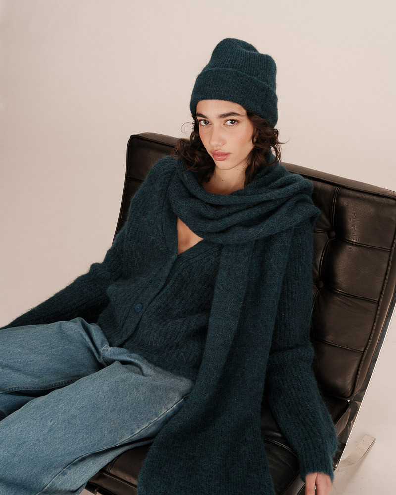 Grace & Mila Saluda Cardigan Strickjacke in Teal Grün