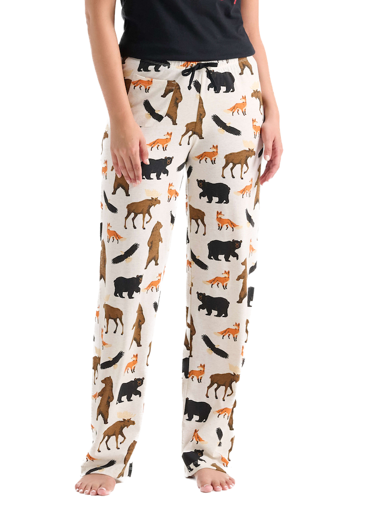 Little Blue House Damen Pyjama Hose - Wildlife - Wilde Tiere - SALE Little Blue House Damen Pyjama Hose - Wildlife - Wilde Tiere - SALE
